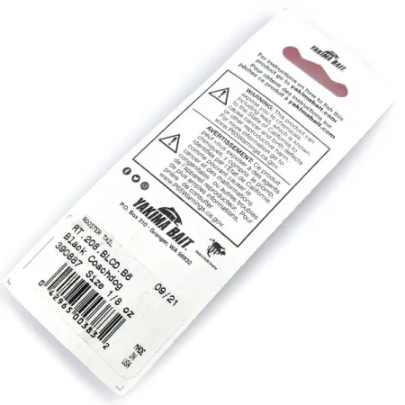 Yakima Bait Worden’s Original Rooster Tail, 1/8oz  Black Coachdog spinning lure #17232