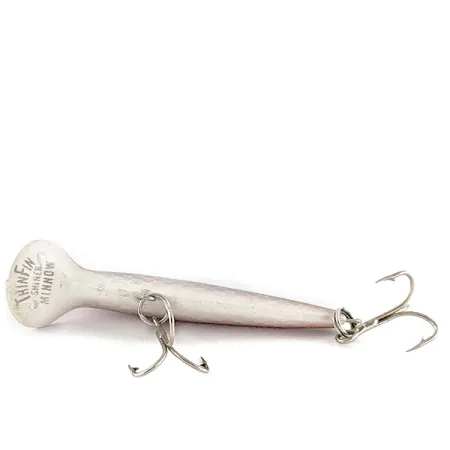 Vintage Storm Thin Fin Shiner Minnow, 1/8oz Red Grey fishing lure #17237