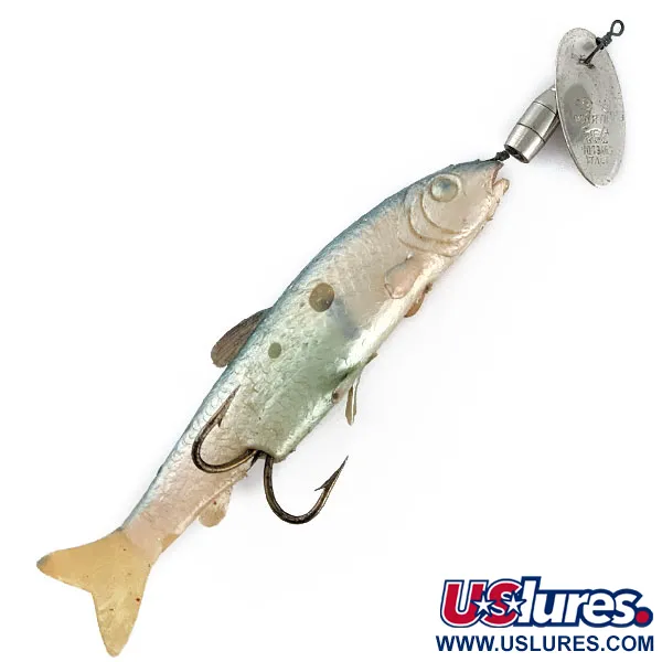 Vintage   Panther Martin 9 Double Trouble , 3/4oz Nickel spinning lure #17252