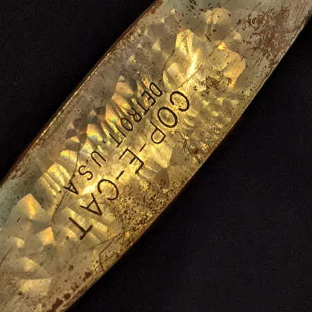 Vintage Eppinger Dardevle Cop-E-Cat 7000, 3 1/2oz Crystal fishing spoon #17259