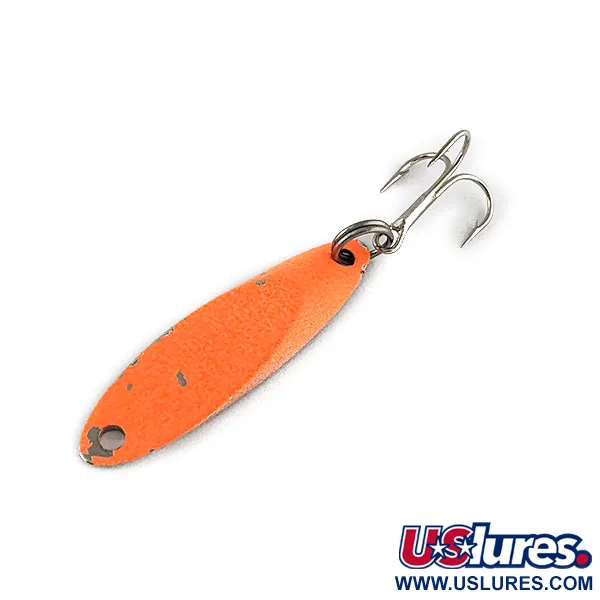 Vintage  Acme Nickel/Orange UV, 1/8oz Nickel/Orange UV fishing spoon #17272