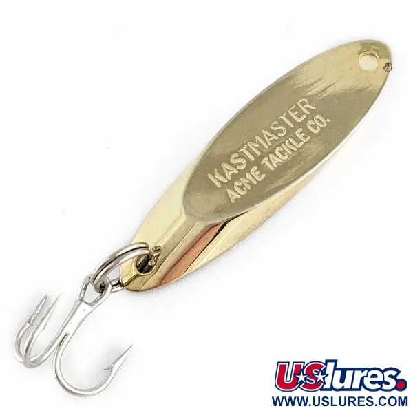 Vintage  Acme Kastmaster, 1/4oz Gold fishing spoon #17273