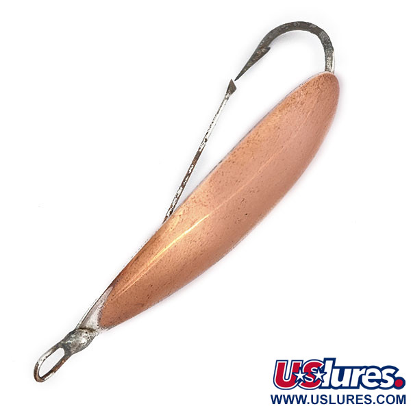 Vintage Johnson Silver Minnow, 3/5oz Copper/Silver fishing spoon #17294