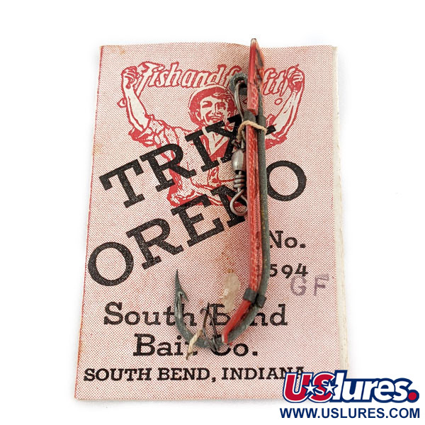  South Bend  Trix-Oreno, 1/16oz Red fishing spoon #17296