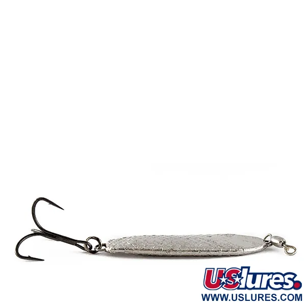 Vintage War Eagle Jiggin Spoon, 1oz Nickel fishing spoon #17312