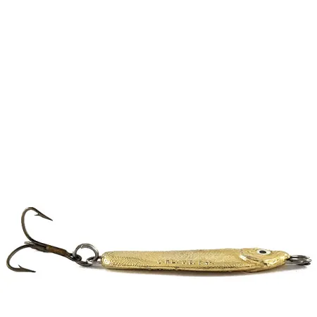 Vintage Luhr Jensen Crippled Herring, 3/4oz Gold fishing spoon #17314