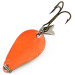 Vintage  Acme K.O. Wobbler , 1/4oz Orange/nickel fishing spoon #17316