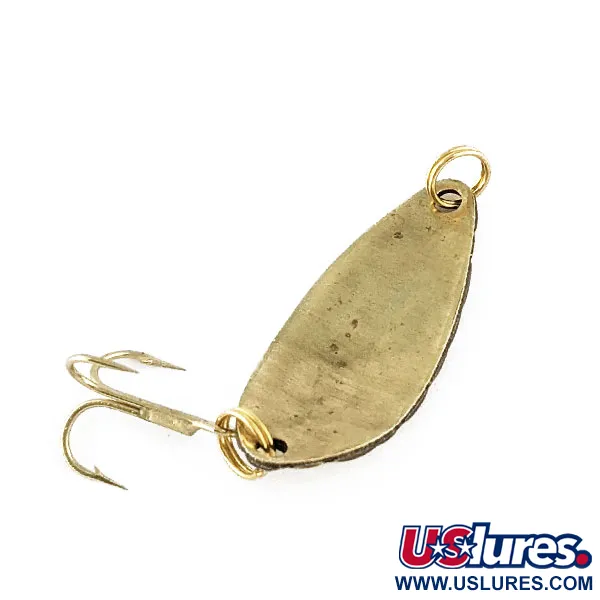 Vintage   Acme Little Cleo bubbles, 1/8oz Gold fishing spoon #17323