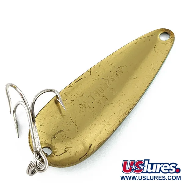 Vintage    Len Thompson #2, 1oz Frog fishing spoon #17346