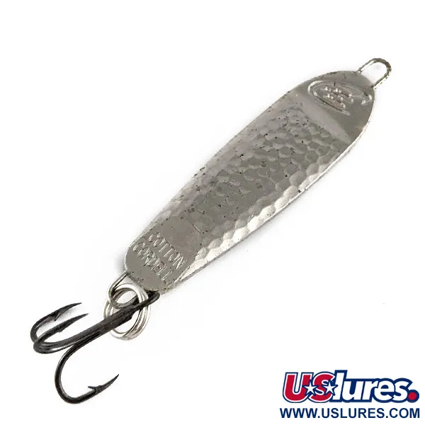 Vintage   Cotton Cordell CC Spoon, 1/2oz Nickel fishing spoon #17349