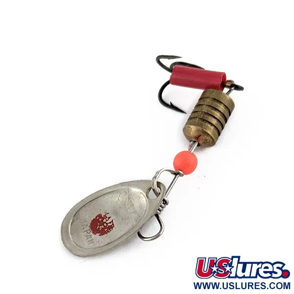 Vintage  Kmart Kresge Red Dot, 3/32oz Nickel spinning lure #17377