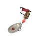 Vintage  Kmart Kresge Red Dot, 3/32oz Nickel spinning lure #17377