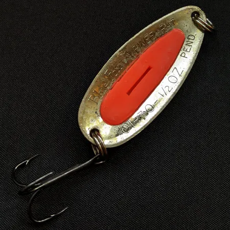Vintage  Blue Fox Pixee UV, 1/2oz Gold/Pink fishing spoon #17378