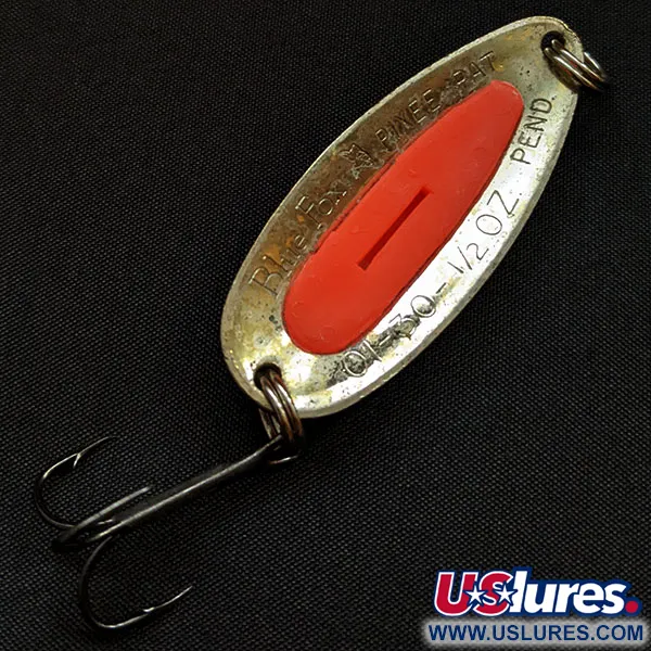 Vintage    Blue Fox Pixee UV, 1/2oz Gold/Pink fishing spoon #17378
