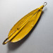 Vintage   Johnson Silver Minnow, 2/5oz Yellow fishing spoon #17382