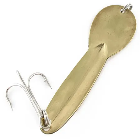 Vintage Glen Evans Loco 4, 3/4oz Gold fishing spoon #17400