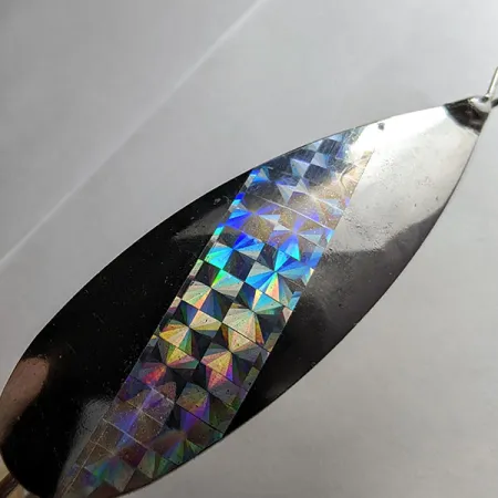 Vintage  Johnson Silver Minnow, 3/4oz Nickel fishing spoon #17411