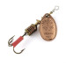 Vintage   Mepps Aglia 1, 1/8oz Copper spinning lure #17425