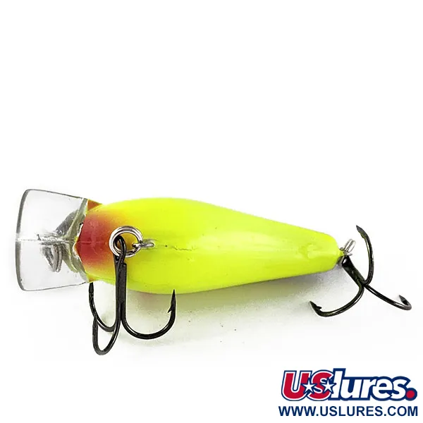 Vintage   Strike King KVD Silent square bill UV, 2/5oz Black Back/Chart fishing lure #17426