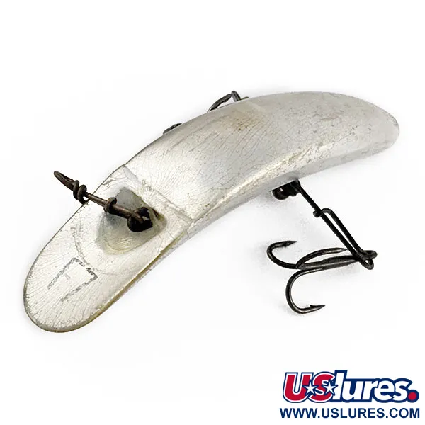 Vintage  Yakima Bait FlatFish F7, 1/8oz Silver fishing lure #17451