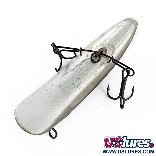 Vintage  Yakima Bait FlatFish F7, 1/8oz Silver fishing lure #17451