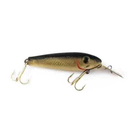 Vintage L&S Bait Mirro lure L&S Bait Company MirrOlure, 1/8oz Gold fishing lure #17452