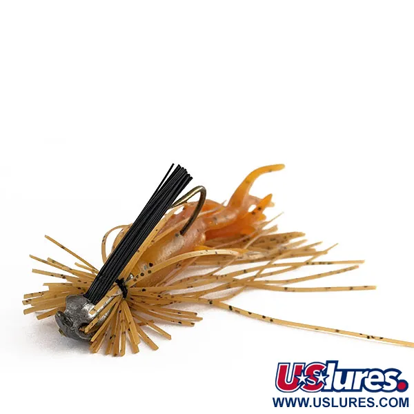  Luck E Strike Guido’s Baby Bug bass jig, 1/2oz Brown fishing #17479