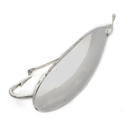 Vintage  Johnson Silver Minnow, 3/16oz Silver fishing spoon #17507