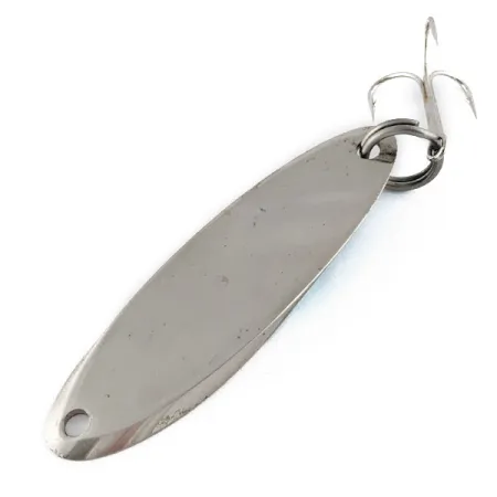 Vintage Acme Kastmaster, 2 3/4oz Nickel/blue fishing spoon #17516