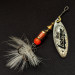 Vintage   Mepps Aglia Long 1 Mouche, 3/16oz Silver spinning lure #17577