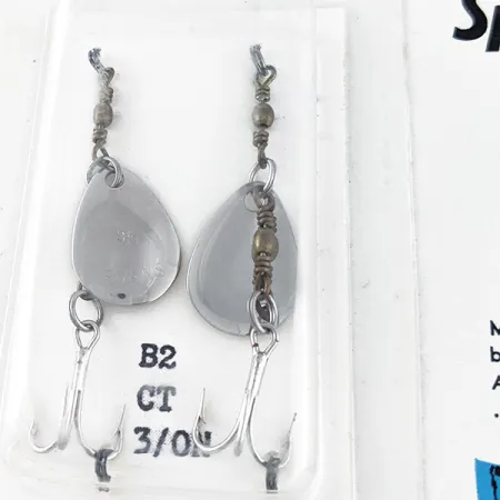 Glen Evans Colorado Spinner 3/0, 3/64oz Nickel spinning lure #17581