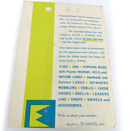 Glen Evans Colorado Spinner 2, 1/4oz Gold spinning lure #17582