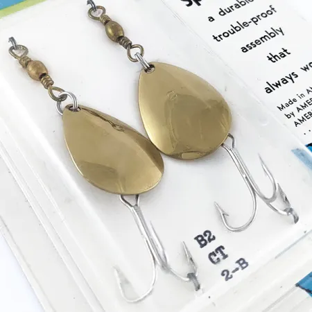 Glen Evans Colorado Spinner 2, 1/4oz Gold spinning lure #17582