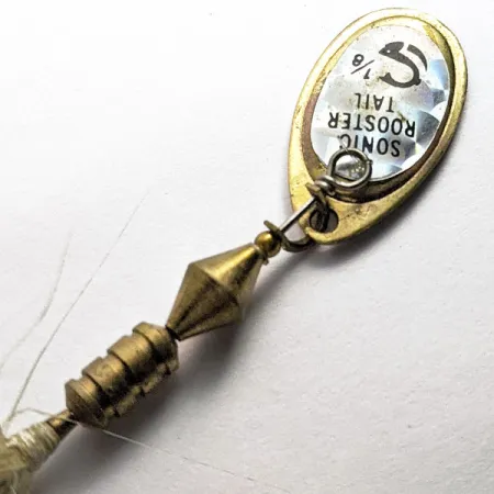 Vintage Yakima Bait Sonic Rooster Tail, 1/4oz spinning lure #17586