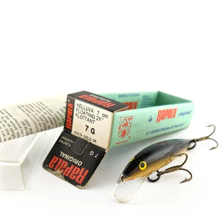 Rapala Original Floater F7 (Finland), 1/8oz G (Gold) fishing lure #17593