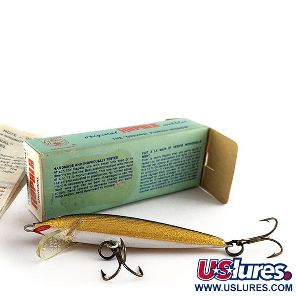   Rapala Original Floater F7 (Finland), 1/8oz G (Gold) fishing lure #17593