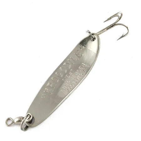 Vintage Luhr Jensen Krocodile #3, 1/3oz Rainbow Trout fishing spoon #17595