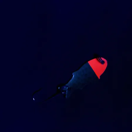 Vintage Shoff's Triple Teazer UV, 1/32oz Brass/red UV fishing spoon #17599