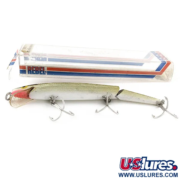   Rebel Floater Jointed F14 (1970s) J-3002, 3/5oz Gold fishing lure #17610