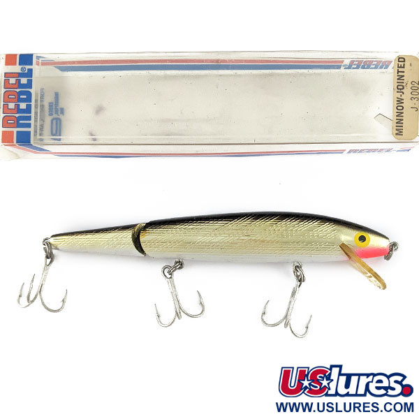   Rebel Floater Jointed F14 (1970s) J-3002, 3/5oz Gold fishing lure #17610