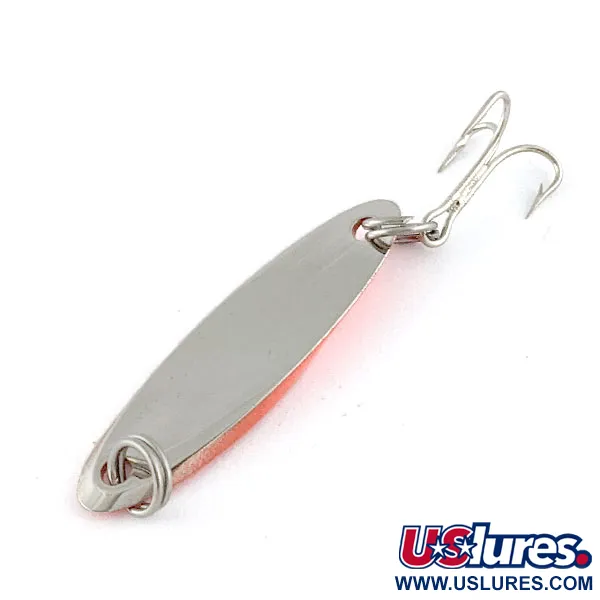 Vintage Acme Kastmaster, 1/8oz Orange/nickel fishing spoon #17611