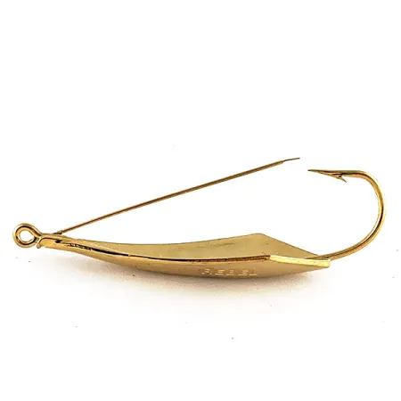 Vintage Rebel Arrowhead, 2/5oz Gold fishing spoon #17619