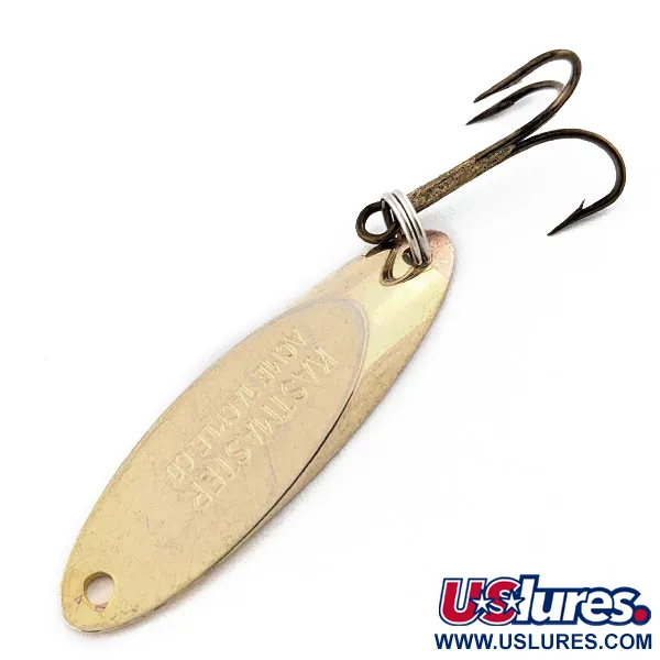 Vintage Acme Kastmaster, 1/4oz Gold fishing spoon #17622
