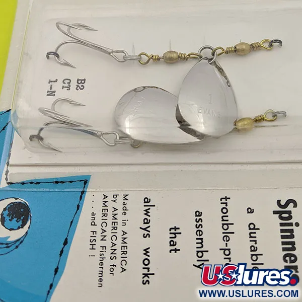   Glen Evans Colorado Spinner 1, 3/16oz Nickel spinning lure #17889