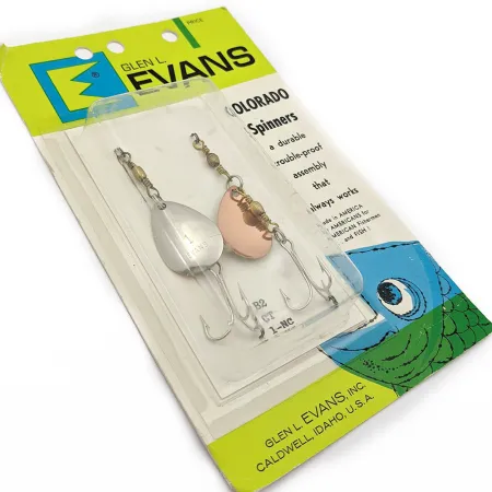Glen Evans Colorado Spinner 1, 3/16oz Nickel/Copper spinning lure #17890