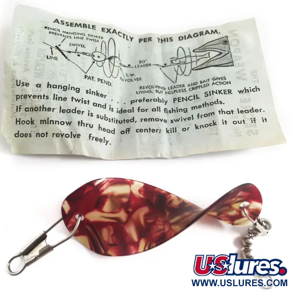 Other The Secret Weapon No. 59 (1950s) Bait Rig , Nickel/Red fishing #17653