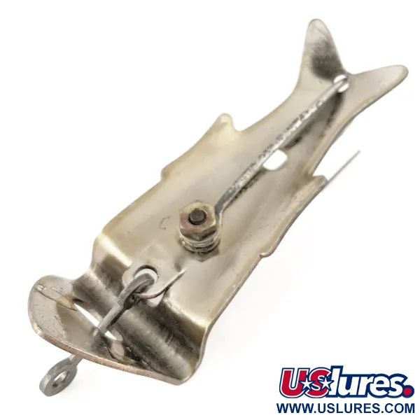 Vintage Shurebite inc Shurebite Minnow weedless spoon, 3/4oz fishing spoon #17655