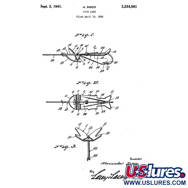Vintage Shurebite inc Shurebite Minnow weedless spoon, 3/4oz fishing spoon #17655