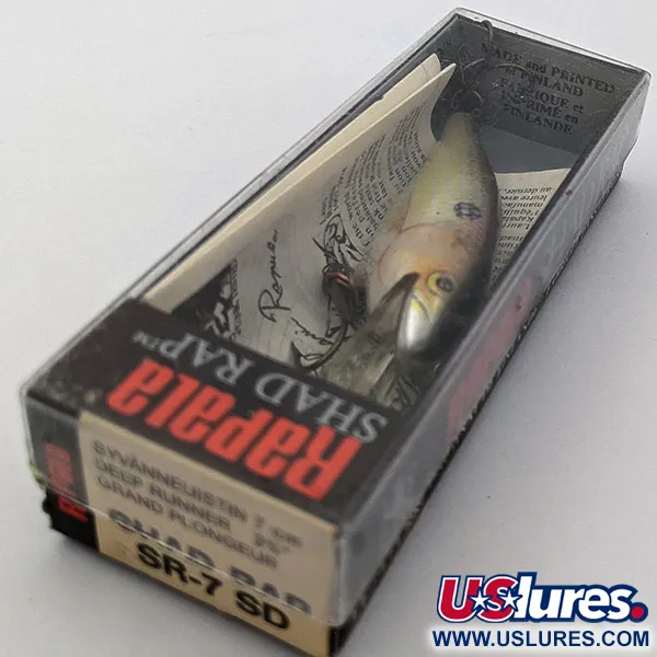  Rapala Shad Rap Deep Runner 07 , 1/4oz SD fishing lure #17659
