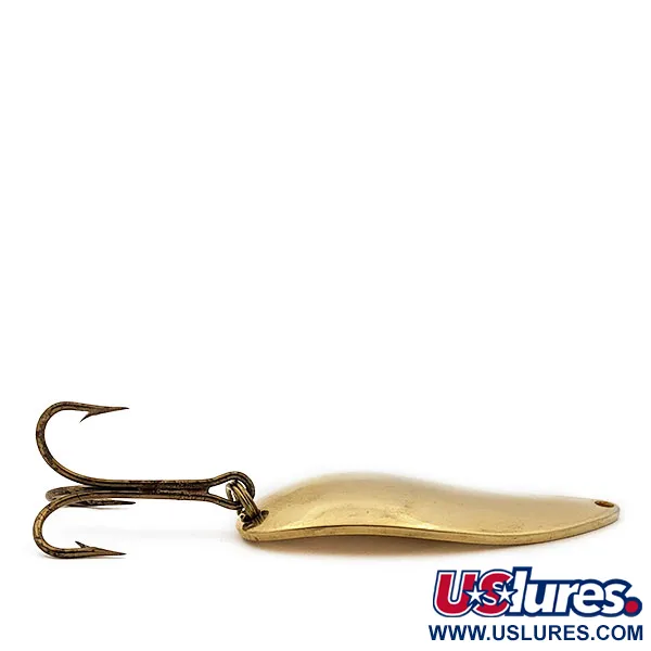 Vintage Seneca Little Cleo (Hula Girl), 3/4oz Gold fishing spoon #17685